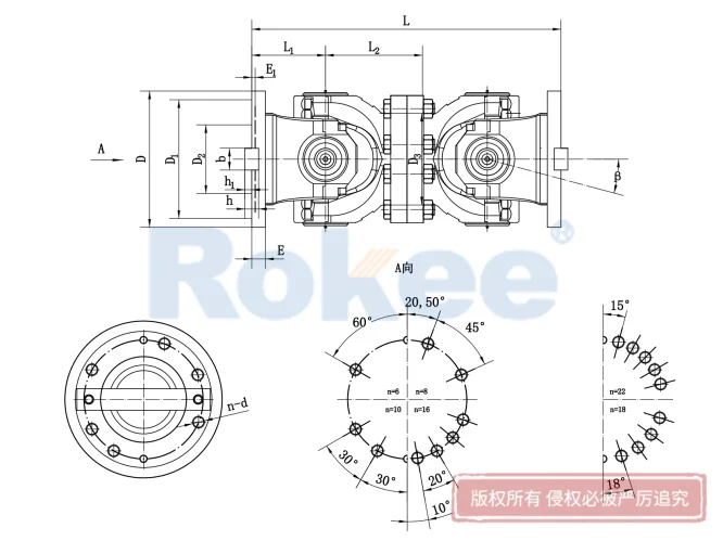 SWP-C型十字轴万向联轴器